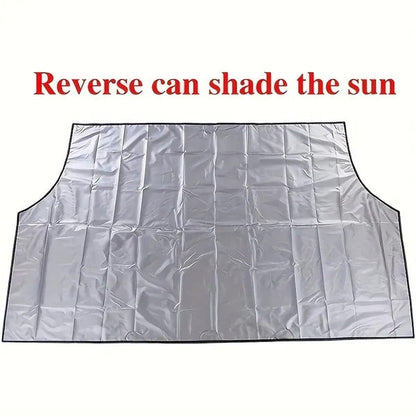 Magnetic Edges Windshield Snow Cover